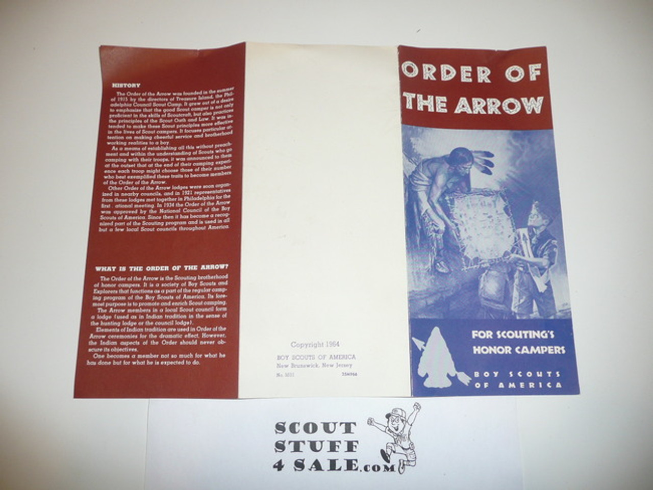 Order of the Arrow Information For New Members, 1966, 9-66 Printing