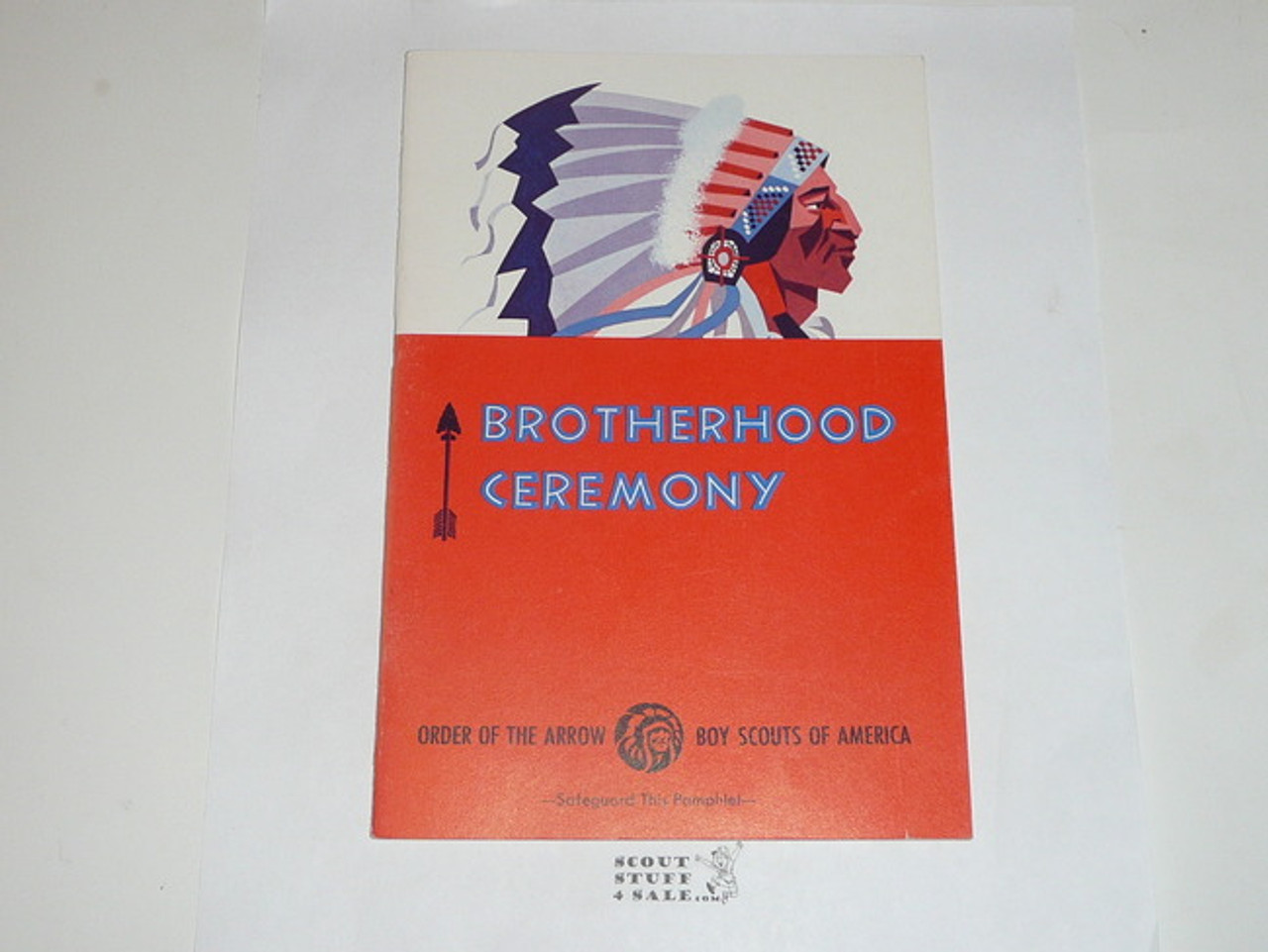 Brotherhood Ceremony Manual, Order of the Arrow, 1978, 1-78 Printing 18139