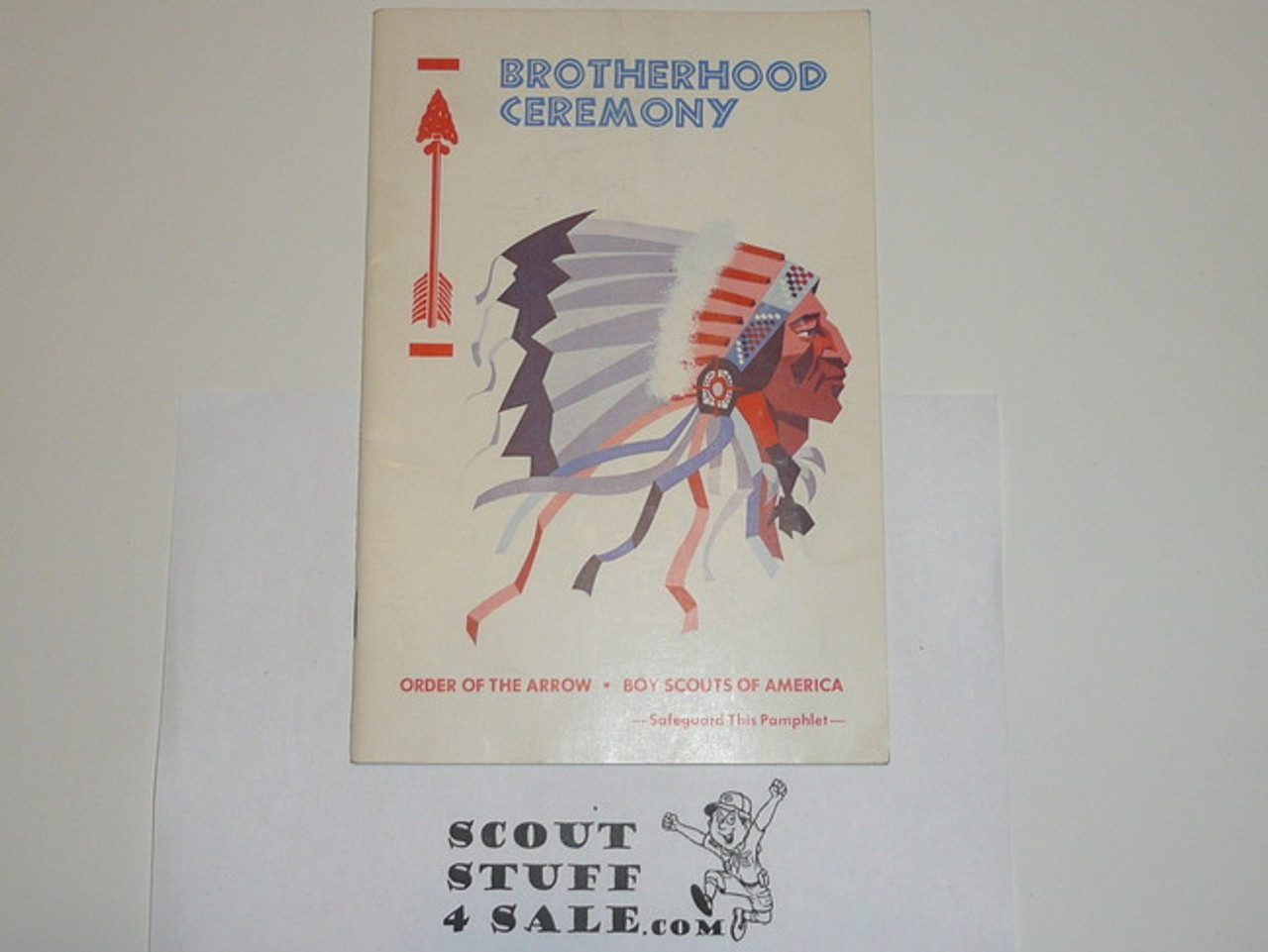 Brotherhood Ceremony Manual, Order of the Arrow, 1971, 9-71 Printing