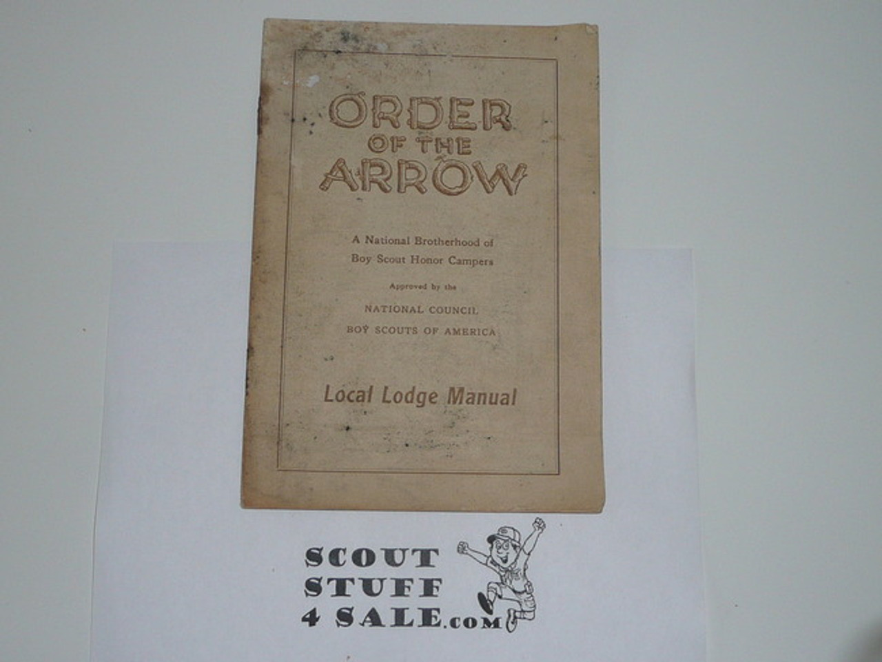 Local Lodge Manual, Order of the Arrow, 11-1946 Printing