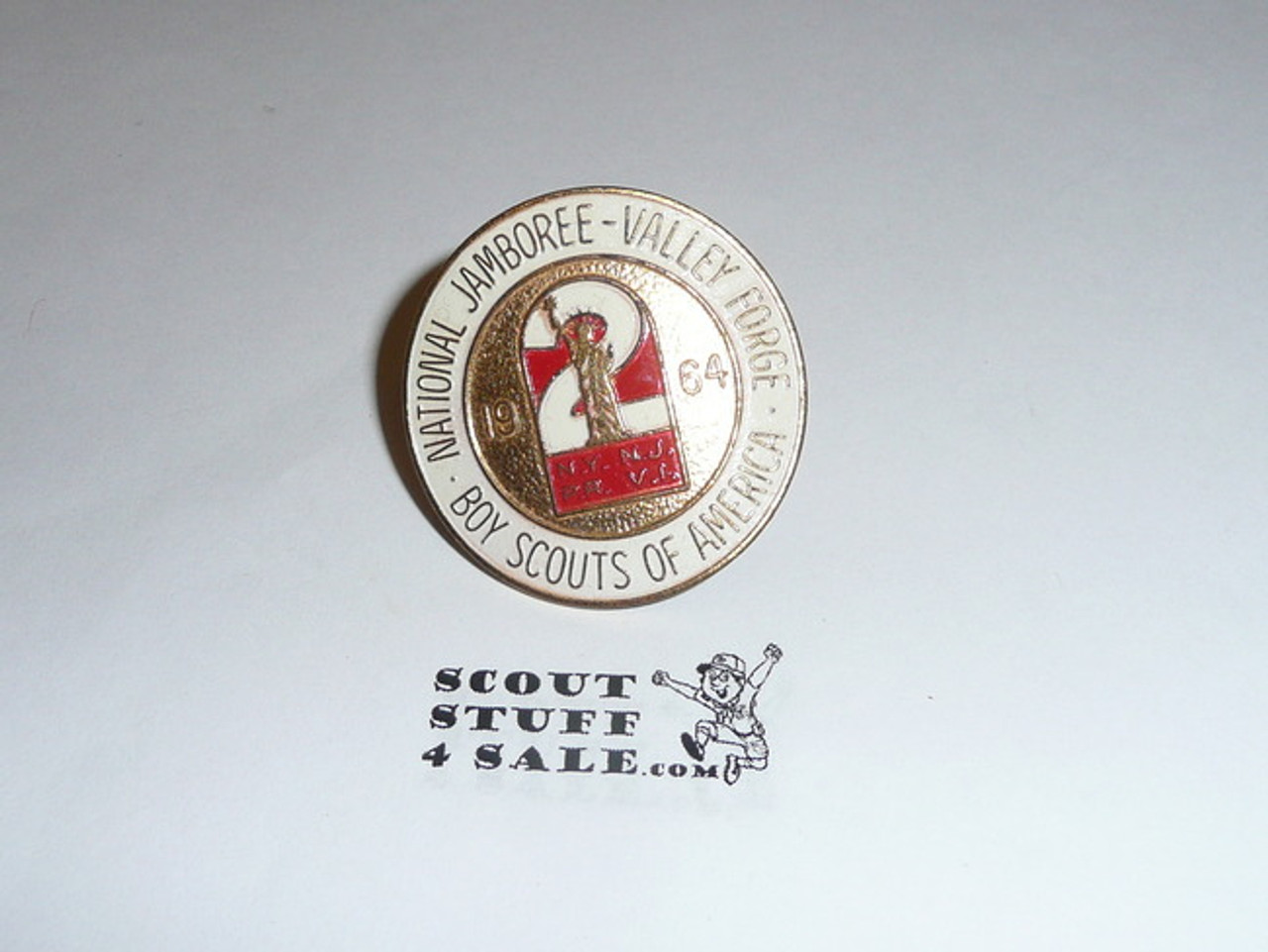 1964 National Jamboree Region 2 Neckerchief Slide