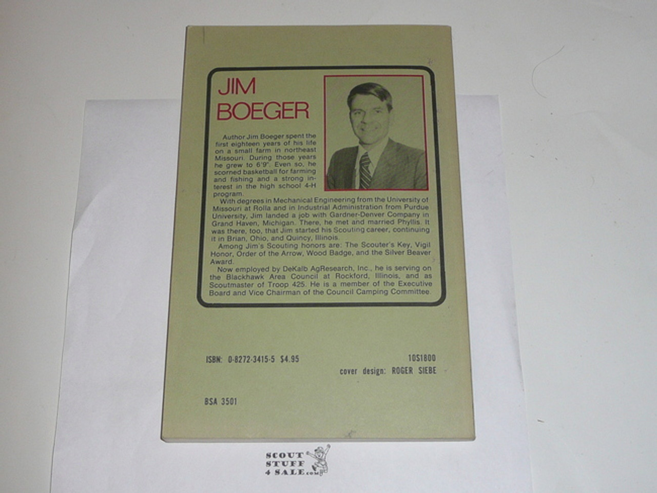 1981 "The Scout Master, by Jim Boeger, Third Printing, MINT Condition