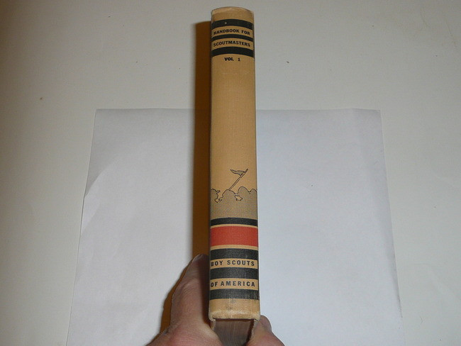 1944 Handbook For Scoutmasters, Third Edition, Volume 1, Tenth printing (7-44), MINT Condition