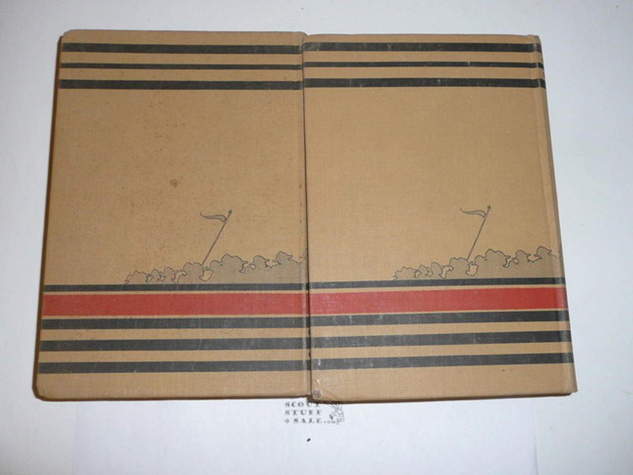 1945 Handbook For Scoutmasters, Third Edition, RARE Matched Pair, Vol 1 is Thirteenth printing (10-45) & Vol 2 is Eleventh printing (12-45), Both in MINT Condition