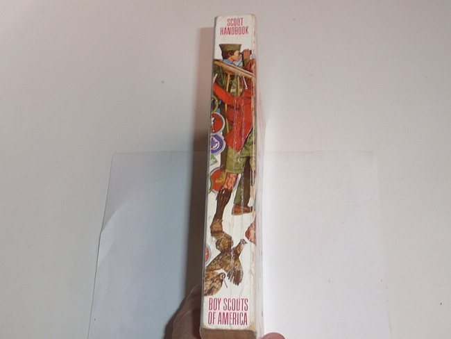 1976 Boy Scout Handbook, Eighth Edition, Fourth Printing, Used condition, Csatari Cover, only used for two printings