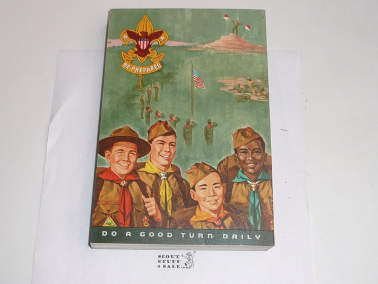 1966 Boy Scout Handbook, Seventh Edition, Second Printing, MINT condition, Don Lupo Cover #2