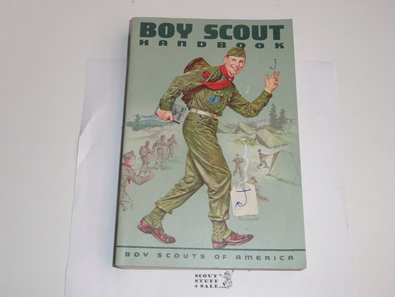 1963 Boy Scout Handbook, Sixth Edition, Fifth Printing, Lightly used condition, Norman Rockwell Cover