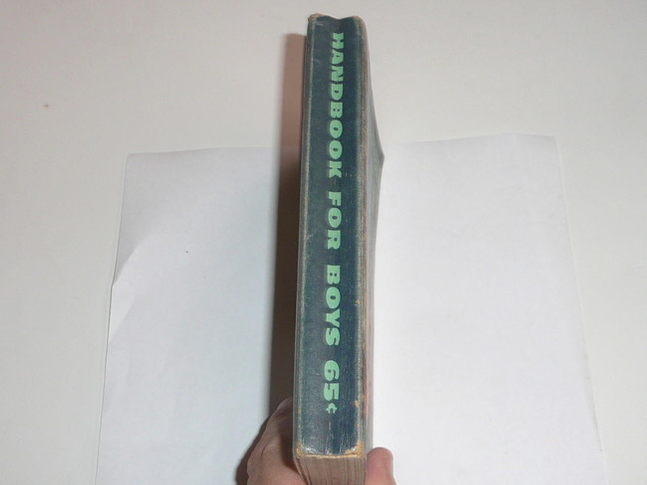 1957 Boy Scout Handbook, Fifth Edition, Eleventh Printing, used condition