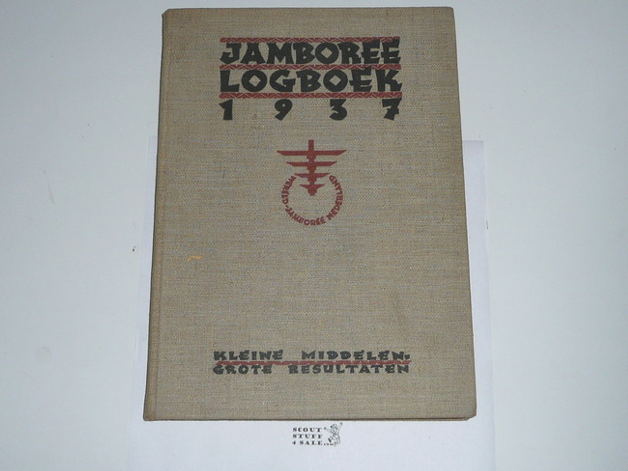 1937 World Jamboree Log Boek(Logbook), Hardbound