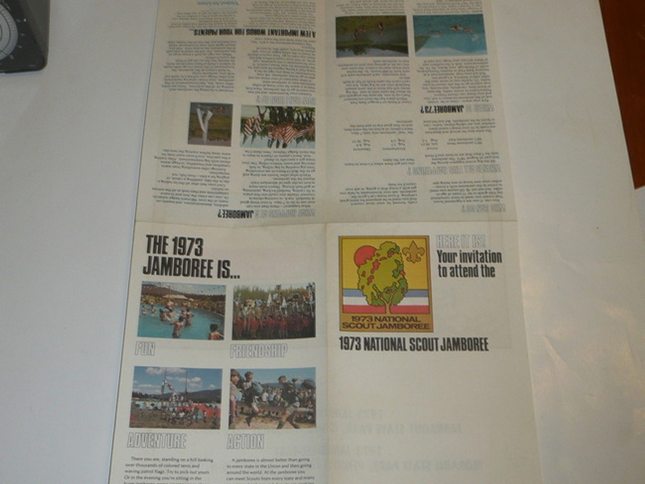 1973 National Jamboree Promotional Brochure