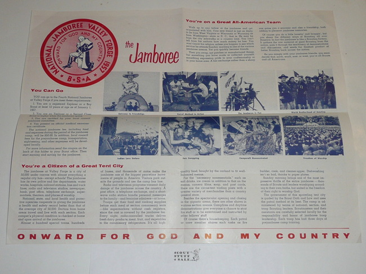 1957 National Jamboree Promotional Brochure #2
