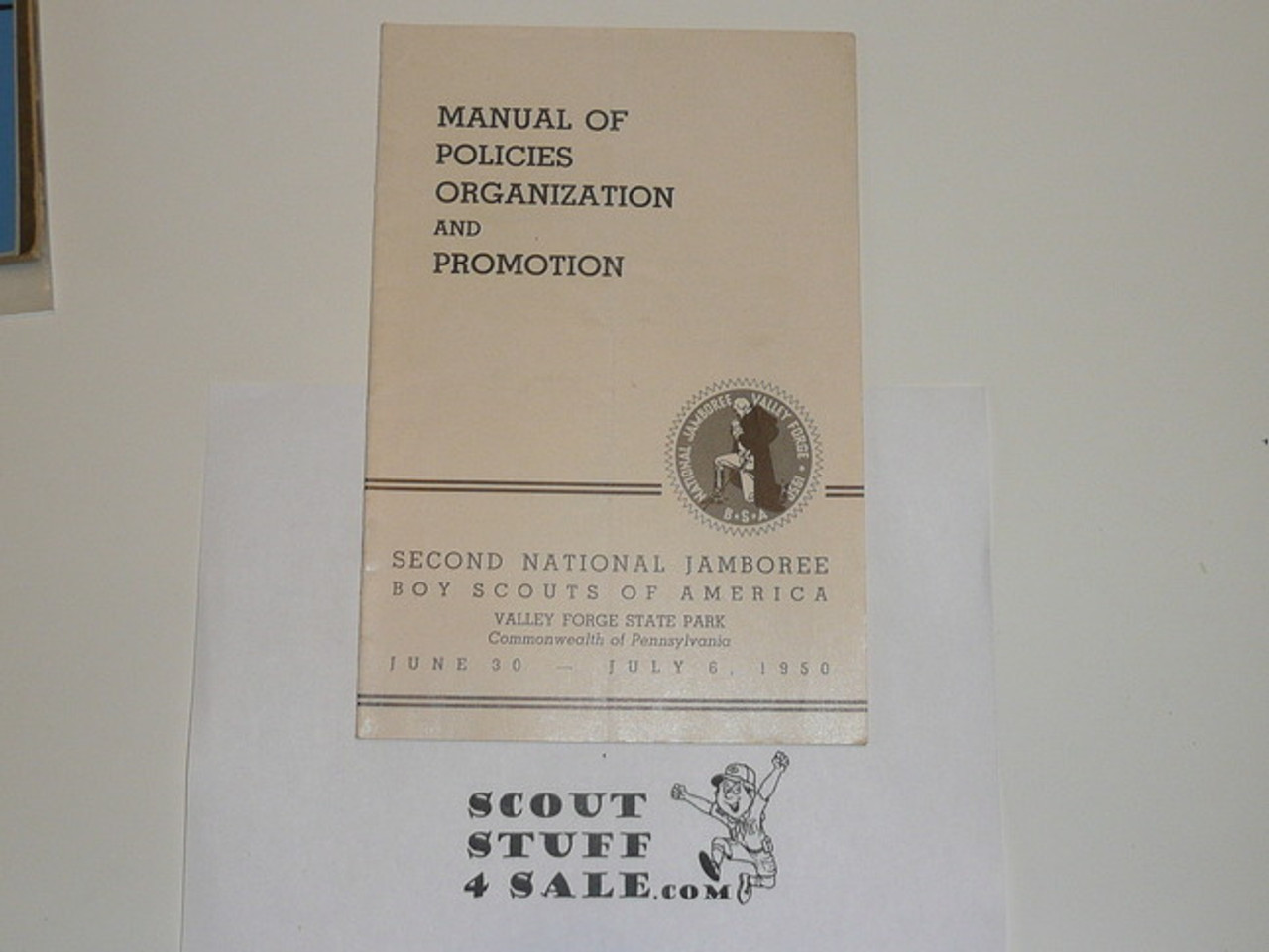 1950 National Jamboree Manual of Policies, Organization, and Promotion