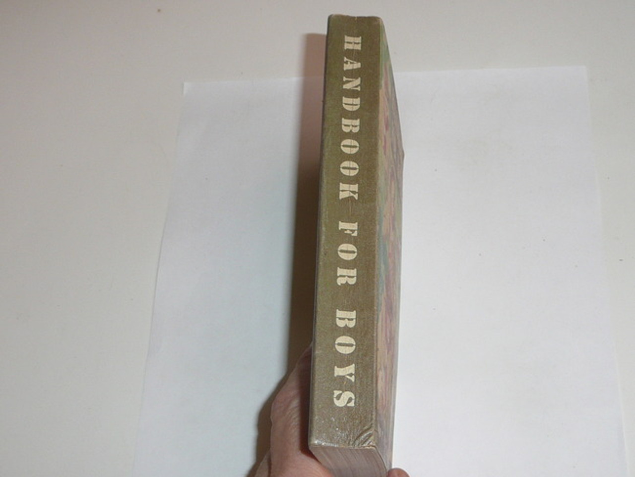 1949 Boy Scout Handbook, Fifth Edition, Second Printing, Don Ross Cover Artwork, MINT condition, one star on last page
