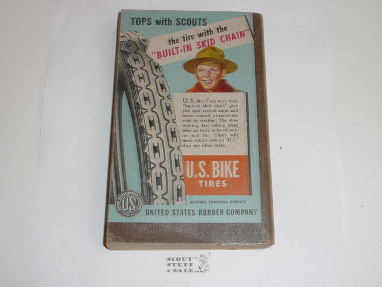 1948 Boy Scout Handbook, Fifth Edition, First Printing, Don Ross Cover Artwork, very good condition, two stars on last page