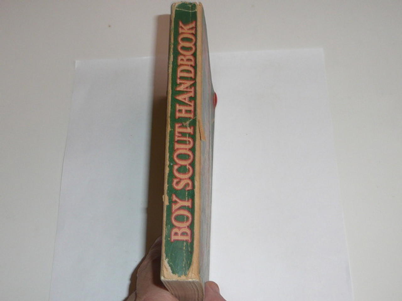 1943 Boy Scout Handbook, Fourth Edition, Thirty-sixth Printing, Norman Rockwell Cover, cover and spine show some wear