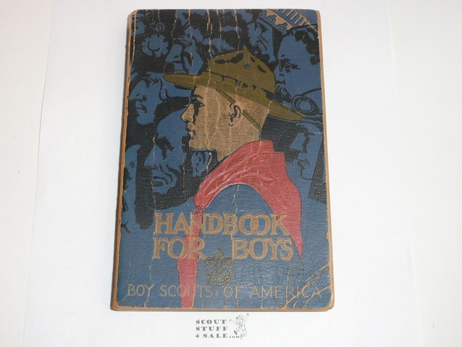 1936 Boy Scout Handbook, Third Edition, Twenty-third Printing, Norman Rockwell Cover, lt use with cover and edge wear #2