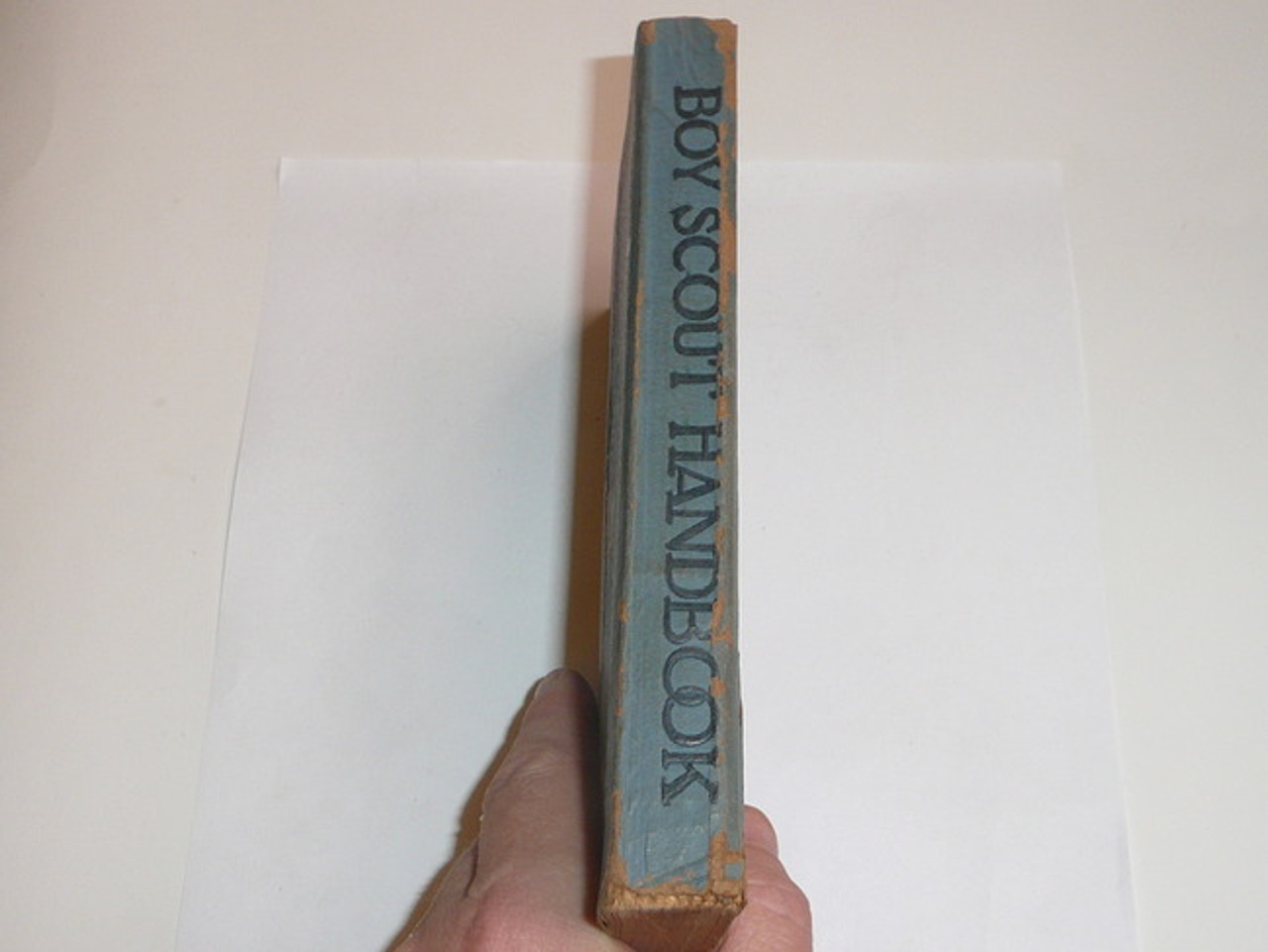 1929 Boy Scout Handbook, Third Edition, Ninth Printing, Norman Rockwell Cover, some cover wear and chipping but spine and book are solid