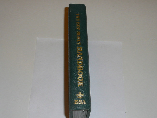 1990 Boy Scout Handbook, Tenth Edition, First Printing, RARE Leatherbound Presidential Printing #2497/3000, MINT condition