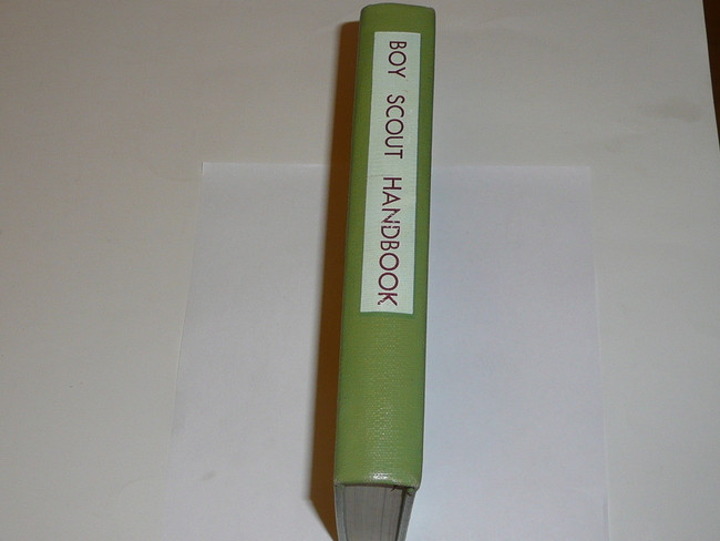 1963 Boy Scout Handbook, Sixth Edition, Fifth Printing, Hardbound Printing, MINT condition, Norman Rockwell Cover