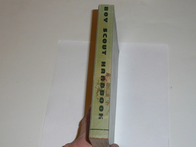 1962 Boy Scout Handbook, Sixth Edition, Fourth Printing, Near MINT condition with name on cover, Norman Rockwell Cover