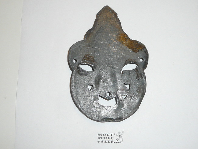 Cast Metal Teens Boy Scout Wall Ornament