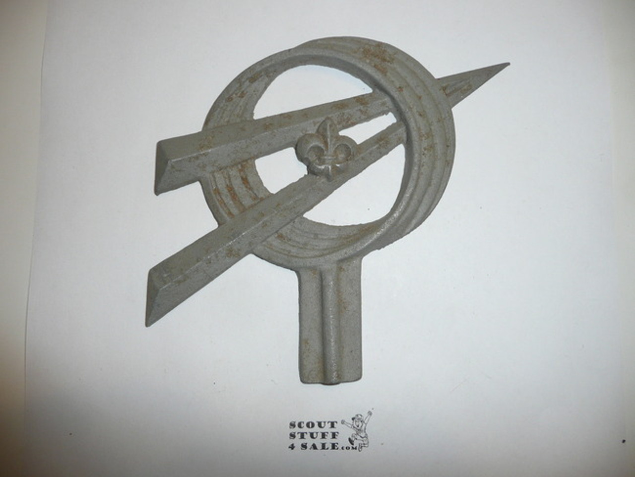 Cast Metal Rocket Explorer Emblem