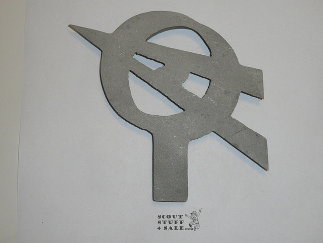 Cast Metal Rocket Explorer Emblem