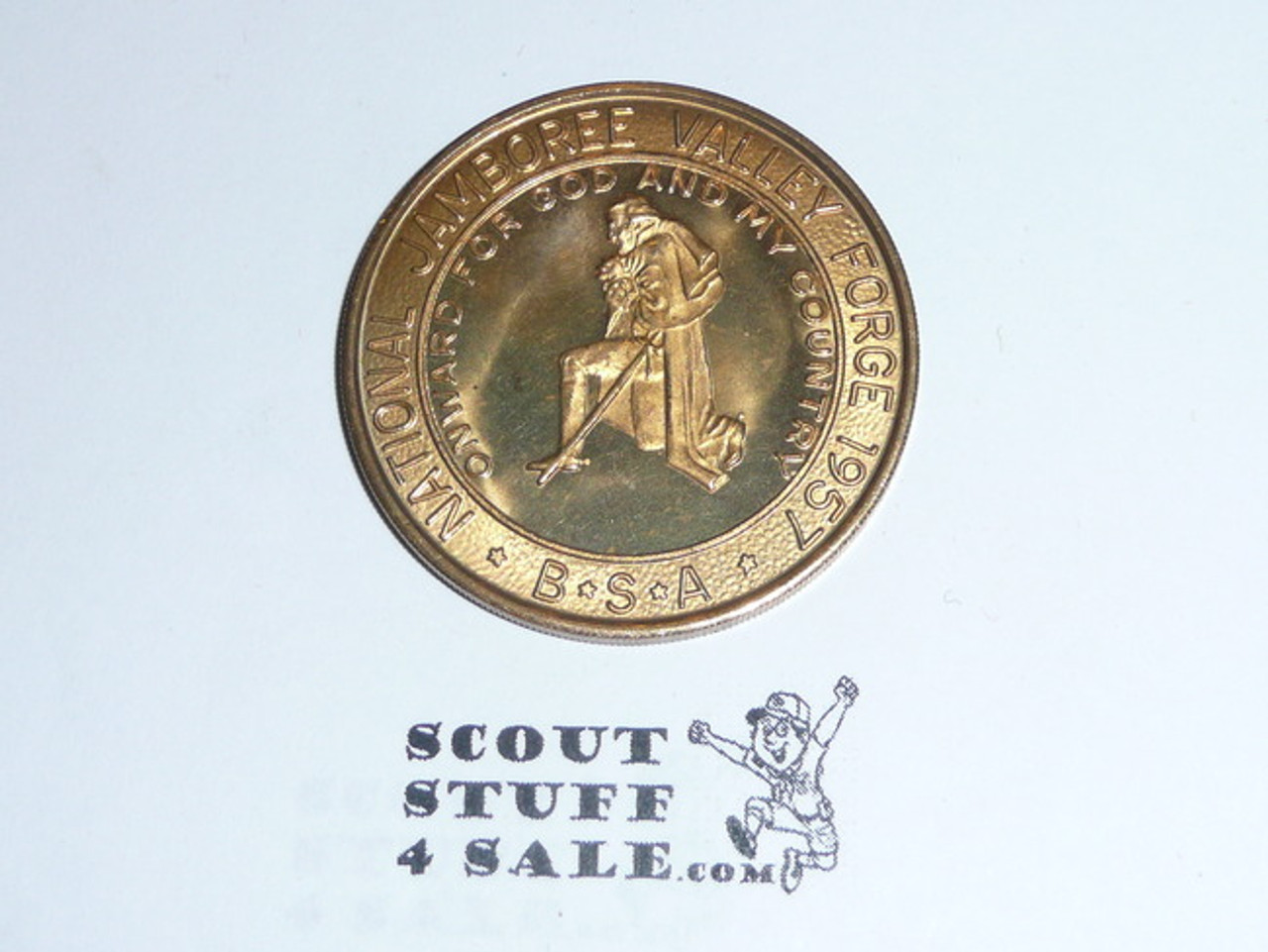 1957 National Jamboree Coin / Token Gold Color