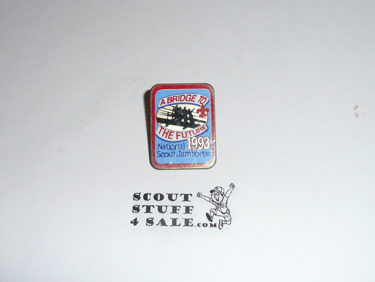 1993 National Jamboree Pin with red bdr