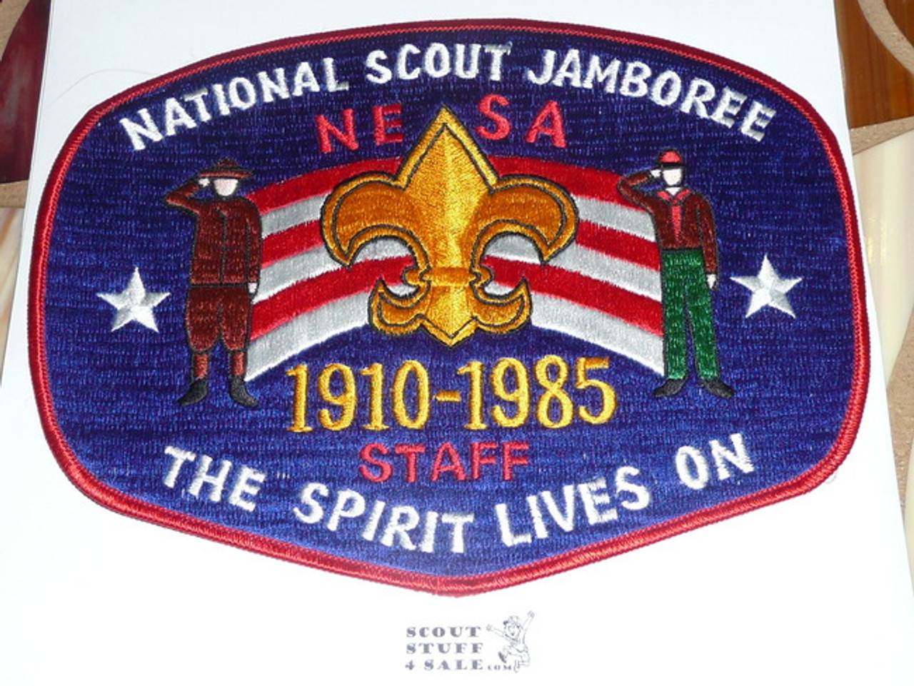 1985 National Jamboree National Eagle Scout Association NESA STAFF Jacket Patch