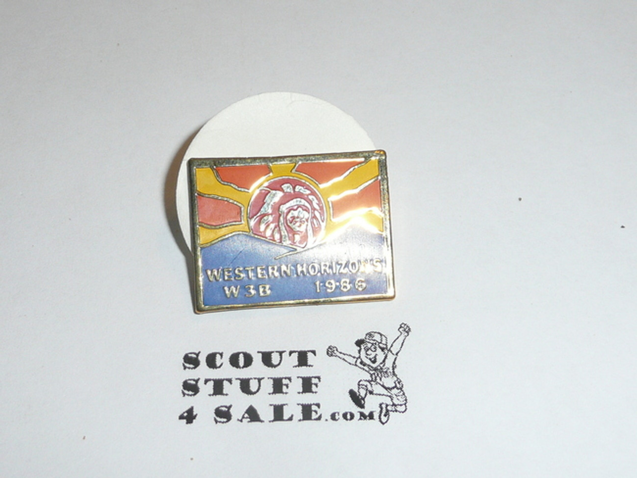 1986 Order of the Arrow Section W3B Pin