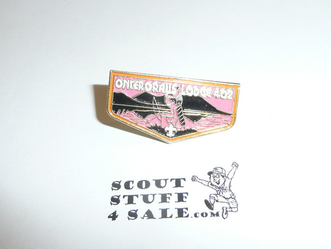 Onteroraus O.A. Lodge #402 Flap Pin
