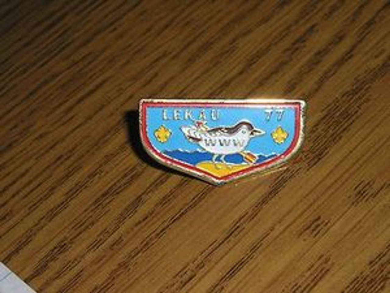 Lekau O.A. Lodge #77 Flap Pin - Scout