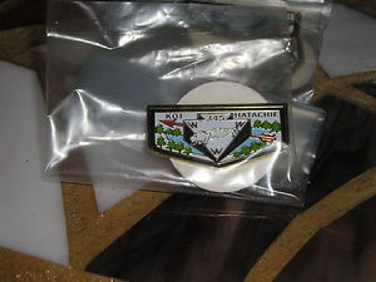 Koi Hatachie O.A. Lodge #345 2 Different Flap Pins