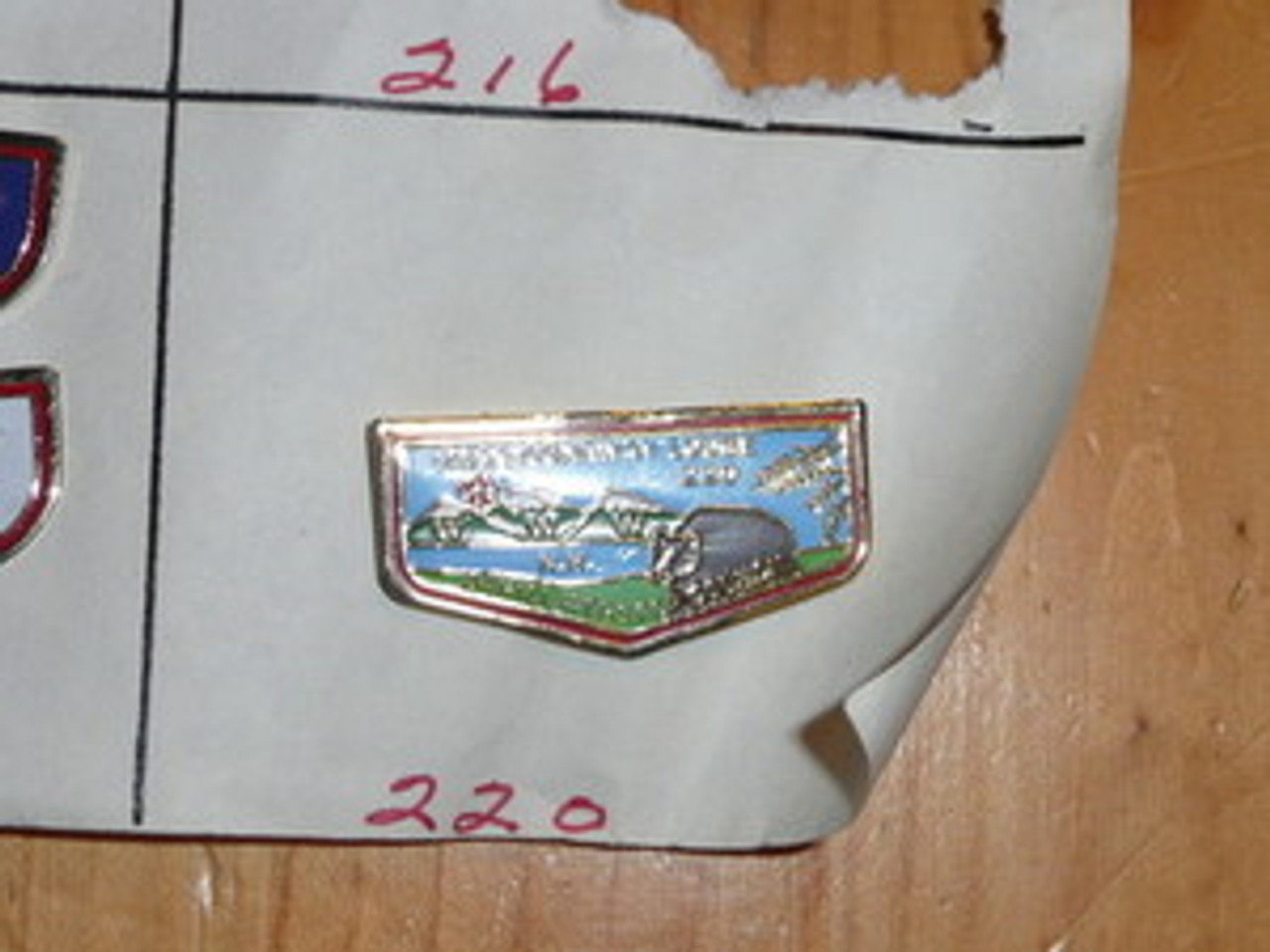 Passaconaway O.A. Lodge #220 Flap Shaped Pin - Scout