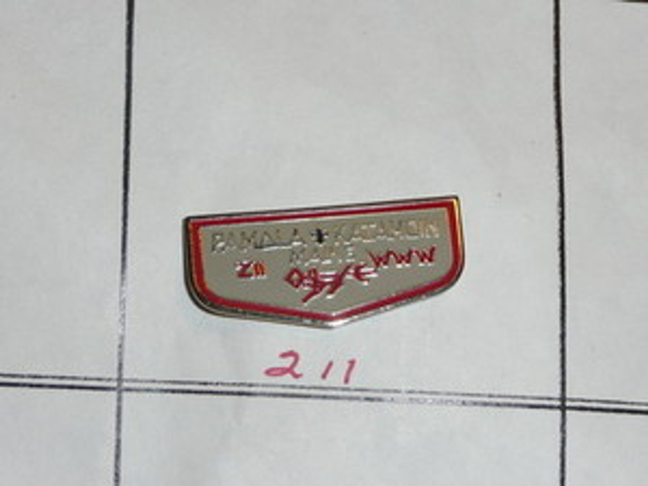 Pamala O.A. Lodge #211 Flap Shaped Pin - Scout