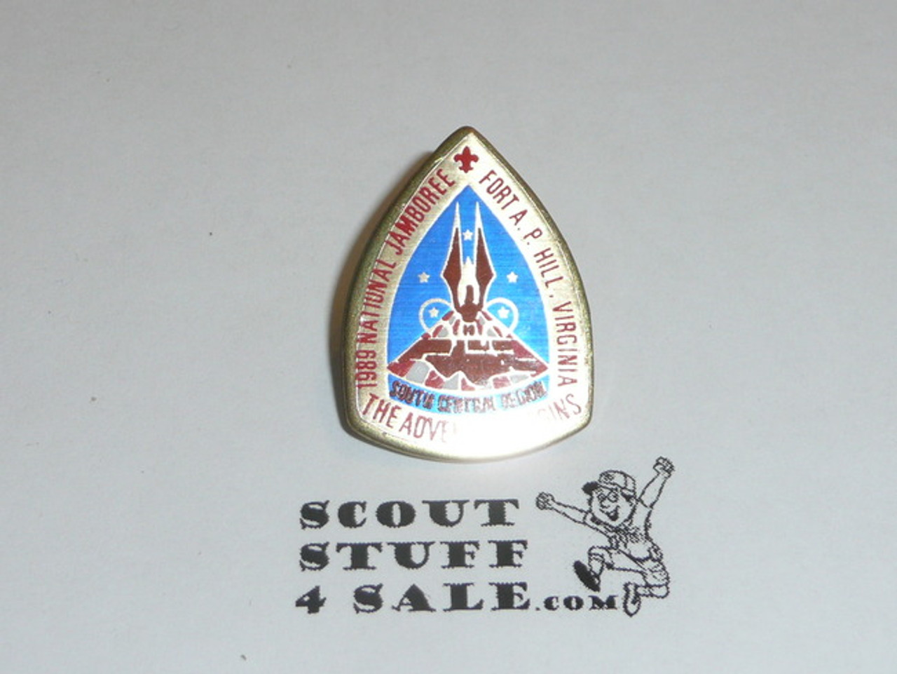 1989 National Jamboree South Central Region Pin