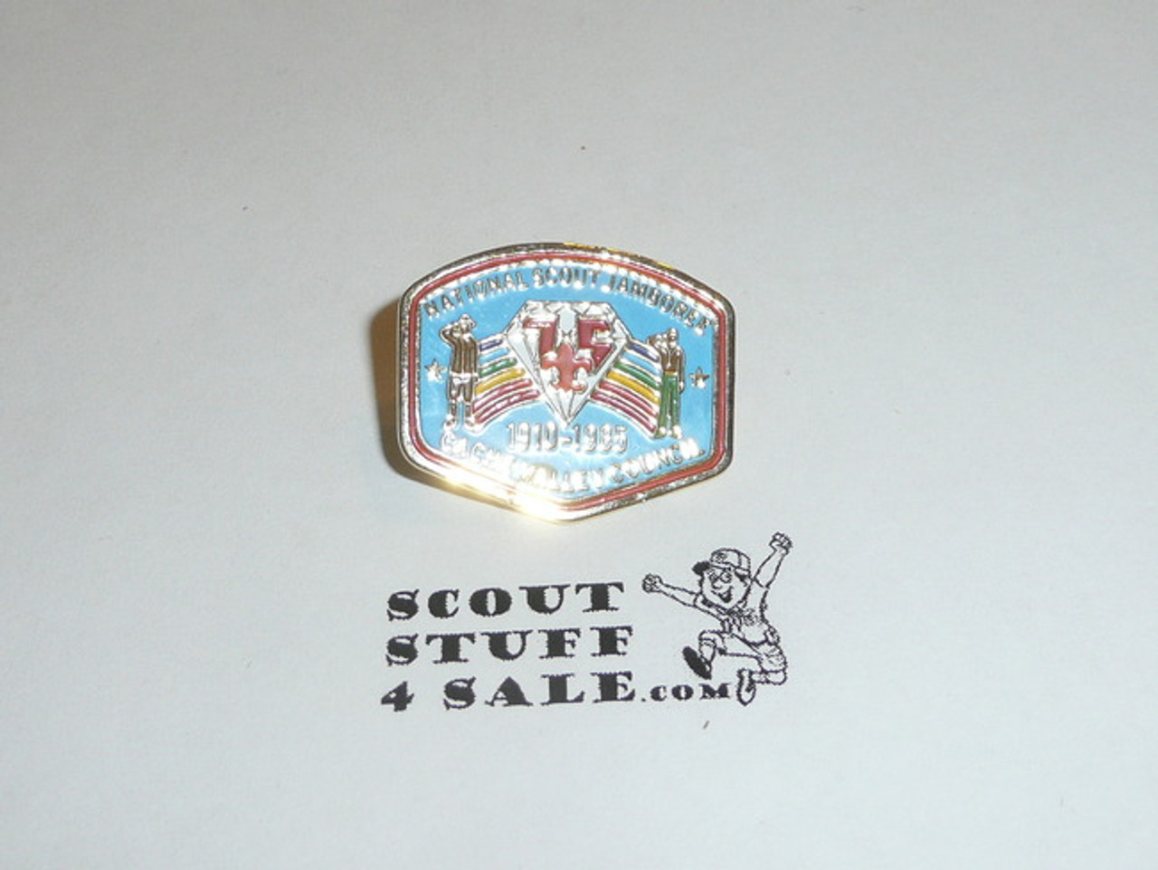 1985 National Jamboree Cache Valley Pin