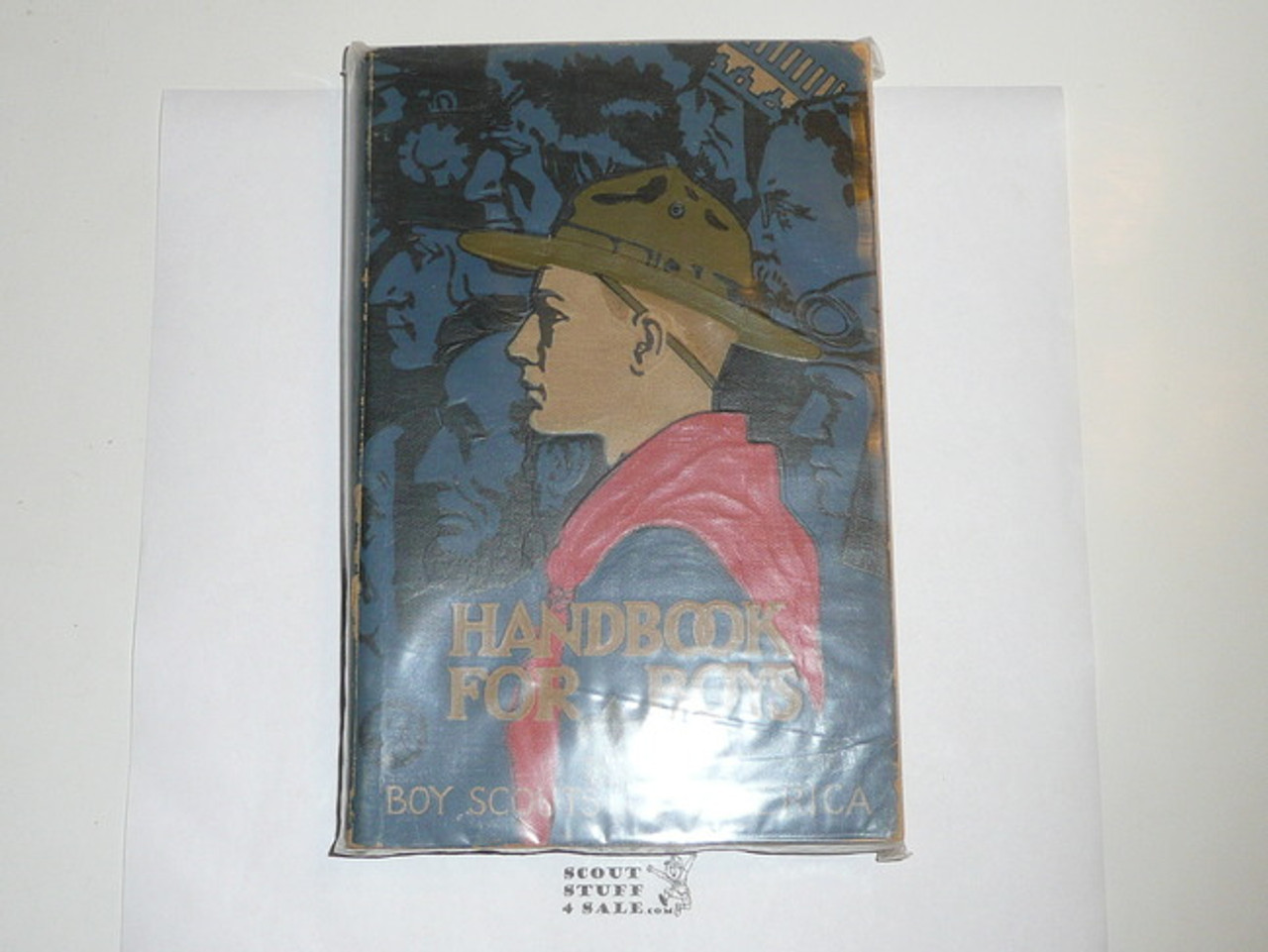 1939 Boy Scout Handbook, Third Edition, Thirty-first Printing, Norman Rockwell Cover, Near MINT with little edge wear