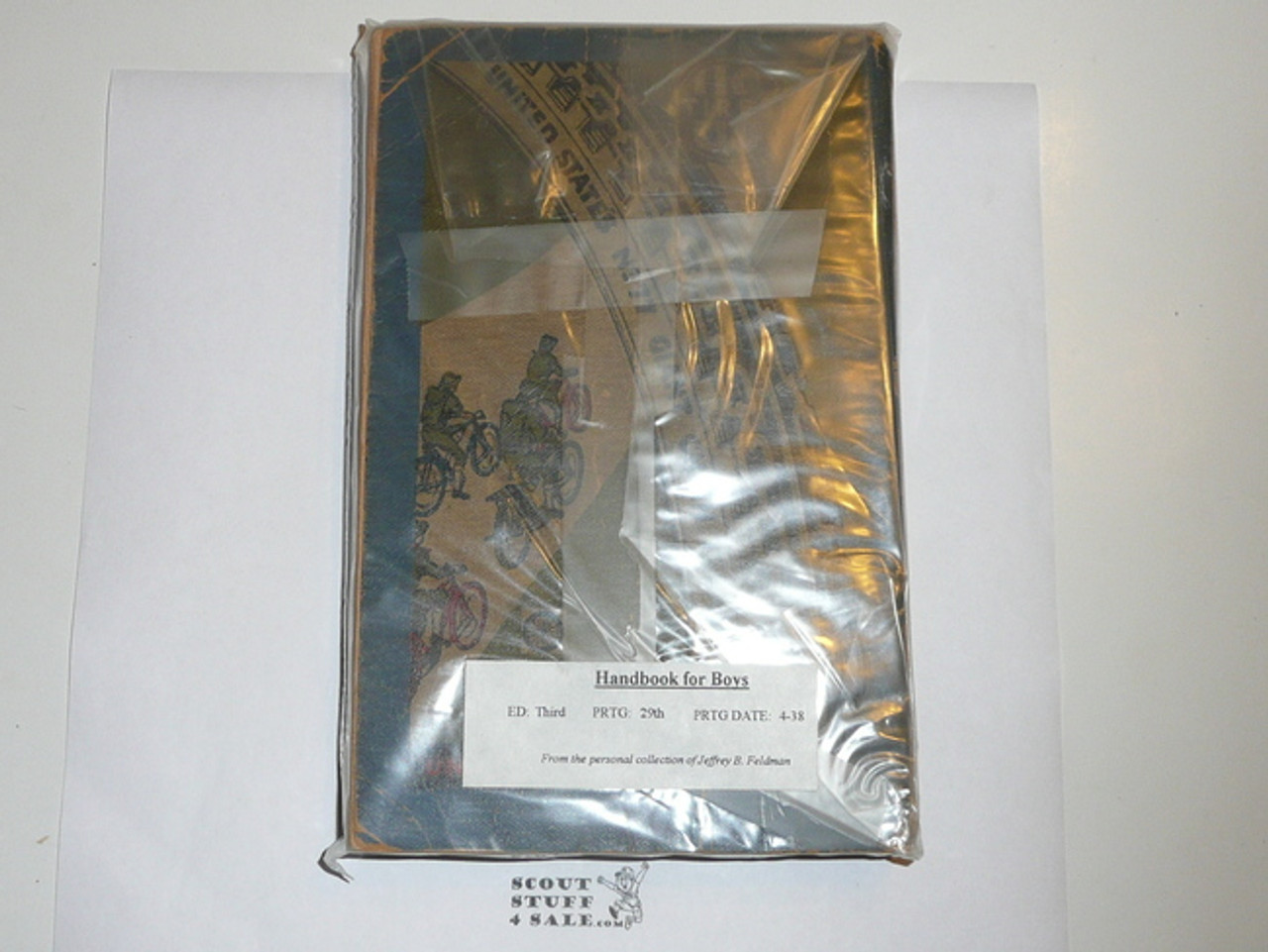 1938 Boy Scout Handbook, Third Edition, Twenty-ninth Printing, Norman Rockwell Cover, some cover and spine wear but the book is solid