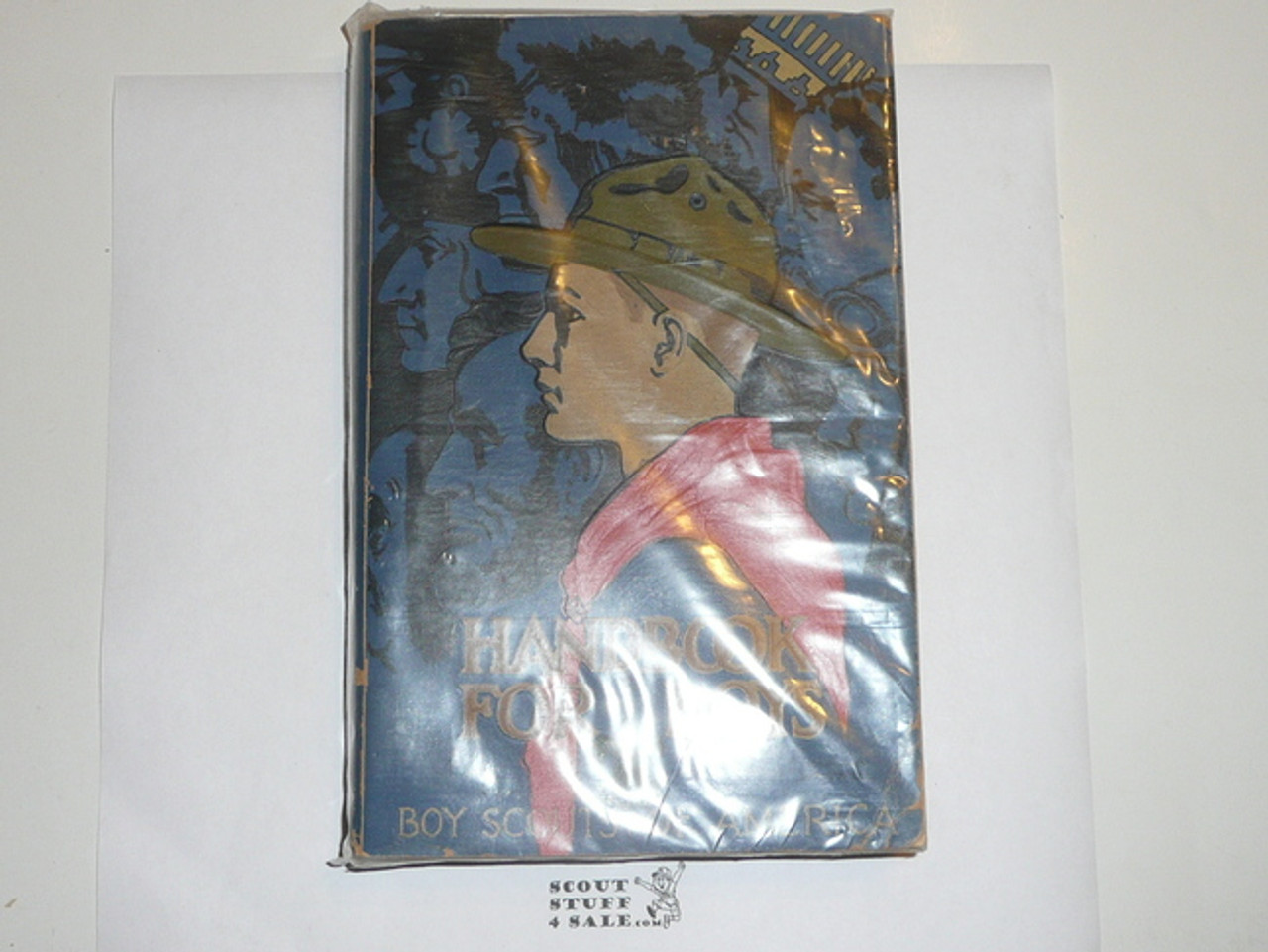 1935 Boy Scout Handbook, Third Edition, Twenty-second Printing, Norman Rockwell Cover, Near MINT just a little edge wear