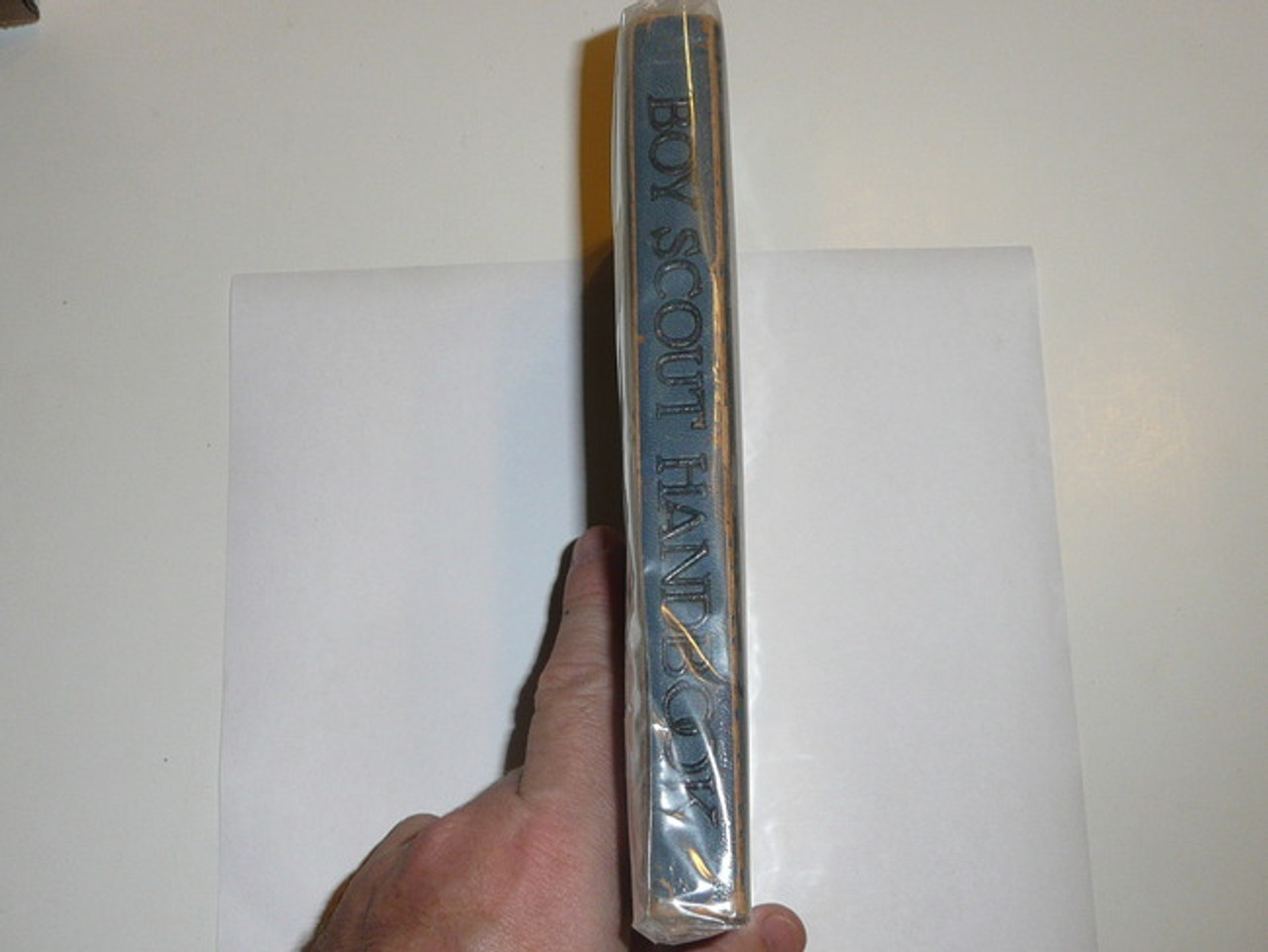 1933 Boy Scout Handbook, Third Edition, Eighteenth Printing, Pebbled cover, Norman Rockwell Cover, lt use with some edge wear and a small chipping top spine and cover edges