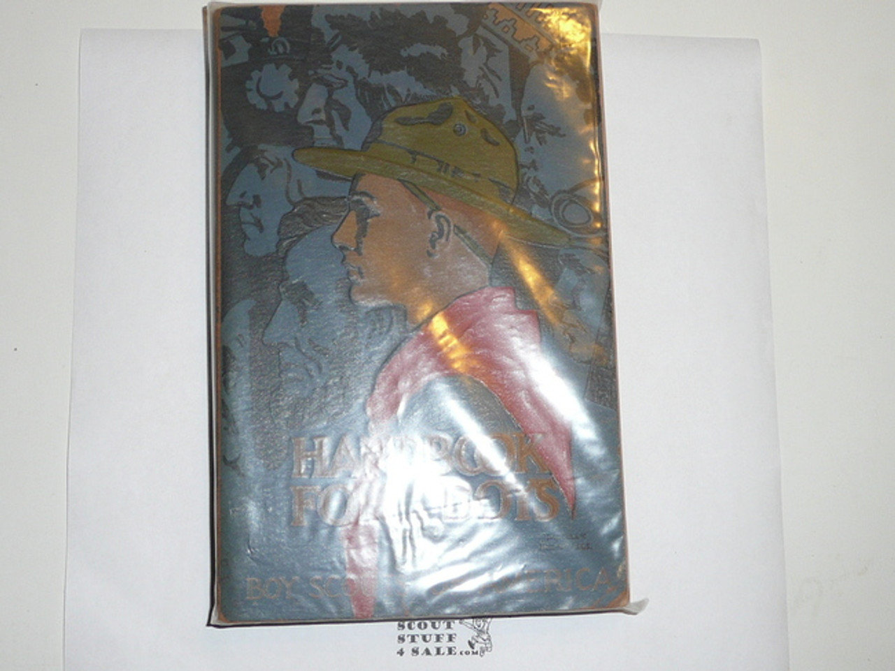 1931 Boy Scout Handbook, Third Edition, Fourteenth Printing, Norman Rockwell Cover, Near MINT just very lt edge wear