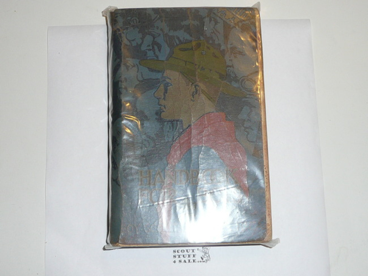 1928 Boy Scout Handbook, Third Edition, Fourth Printing, Norman Rockwell Cover, used