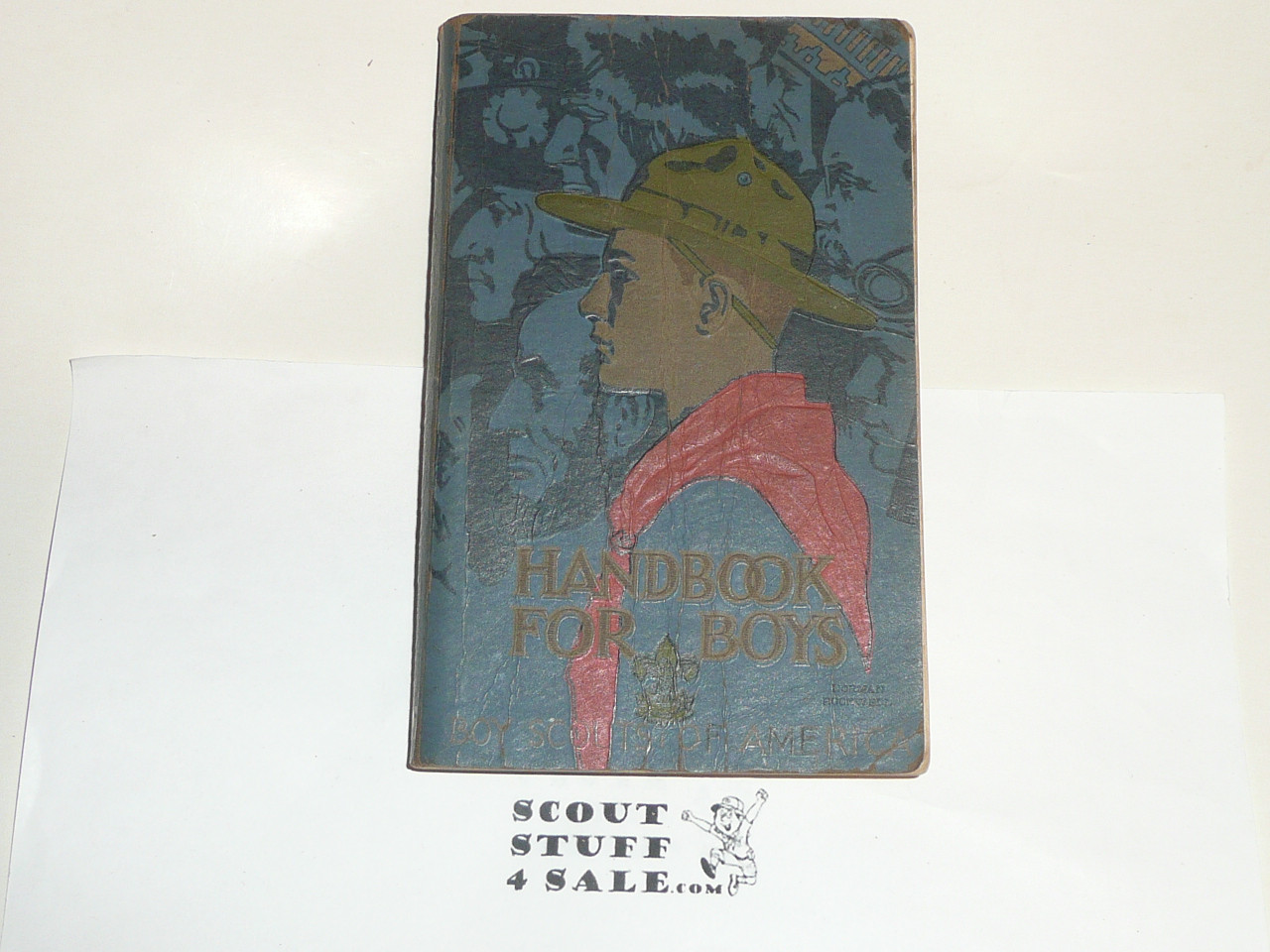 1927 Boy Scout Handbook, Third Edition, First Printing, Norman Rockwell Cover, Near MINT condition