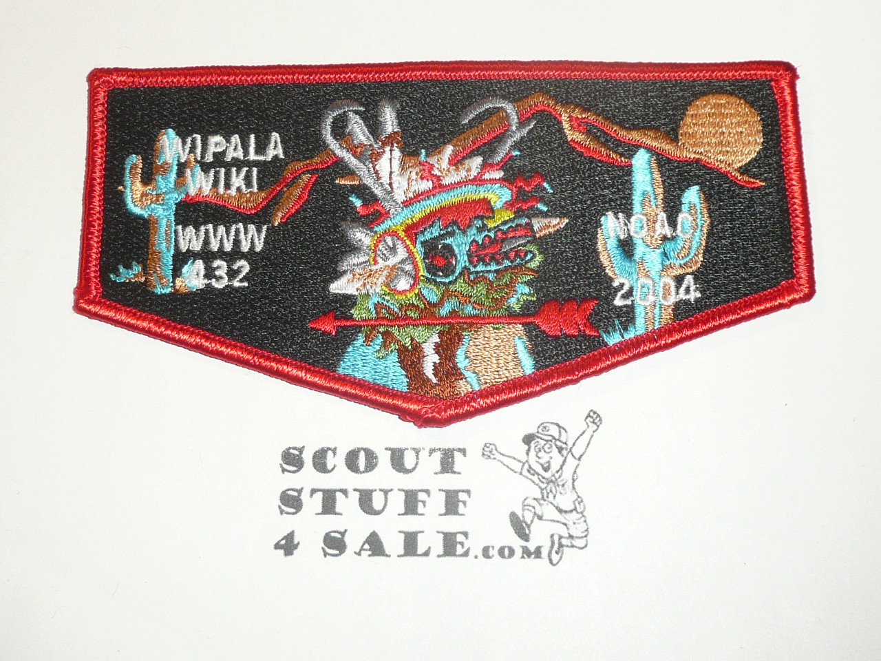 Order of the Arrow Lodge #432 Wipala Wiki s84 2004 NOAC Flap Patch