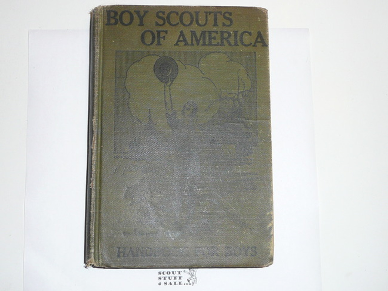 1911 Boy Scout Handbook, First Edition, Second Printing, Hardbound, 404 numbered Pages, Some wear but solid and complete