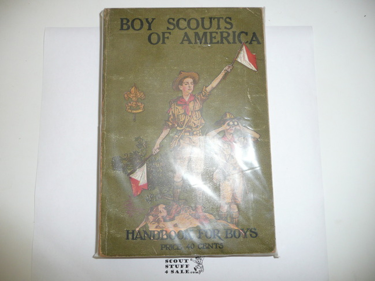 1927 Boy Scout Handbook, Second Edition, Thirty-seventh Printing, near MINT