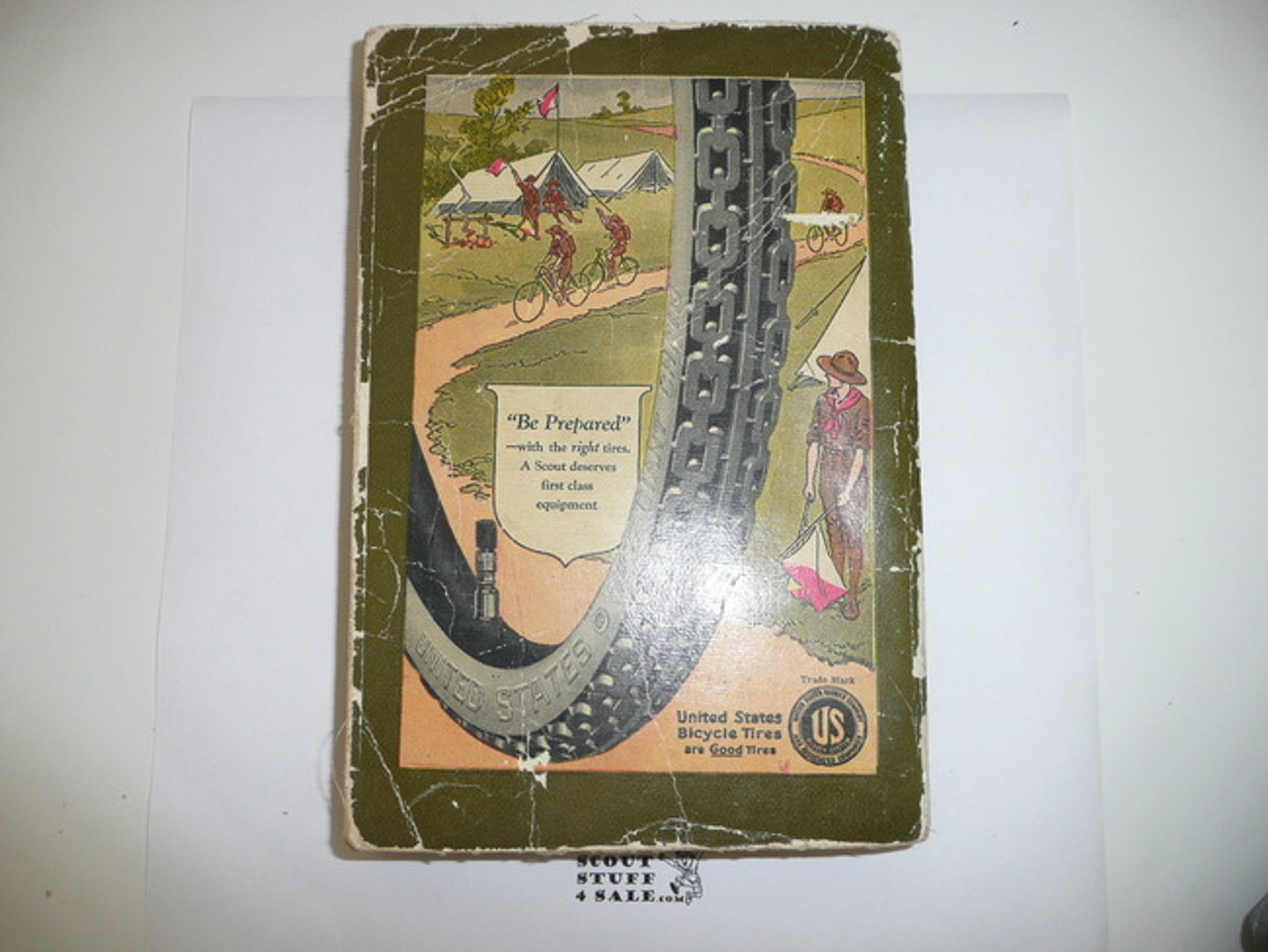 1926 Boy Scout Handbook, Second Edition, Thirty-fourth Printing, some spine and cover wear