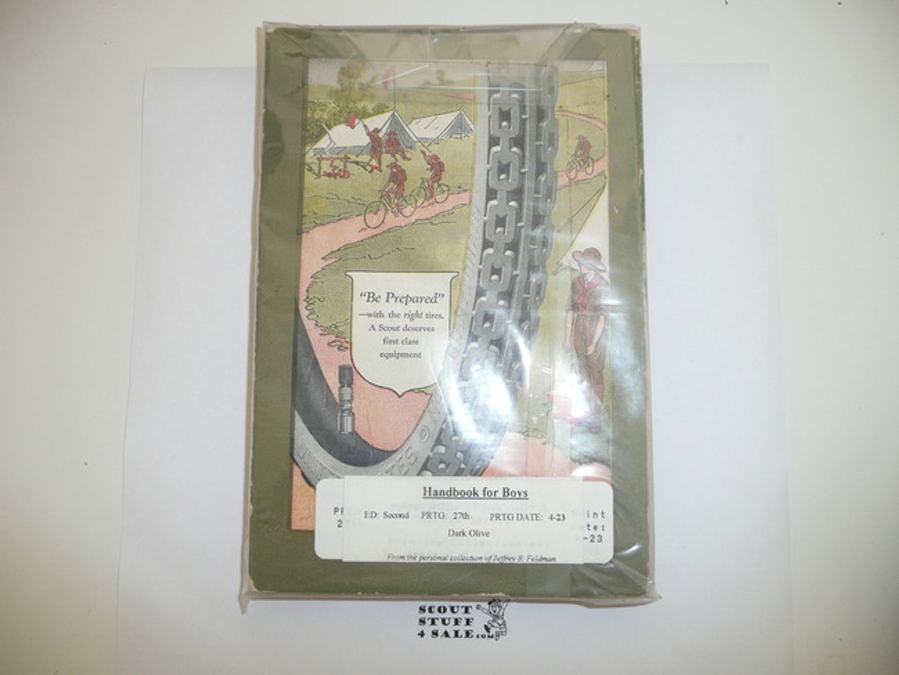 1923 Boy Scout Handbook, Second Edition, Twenty-seventh Printing, near MINT